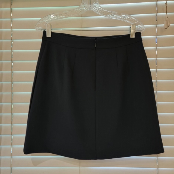Banana Republic Double Weave Slit Mini Skirt Size 6 Blue 526705 NWOT NEW $80 - Picture 3 of 8